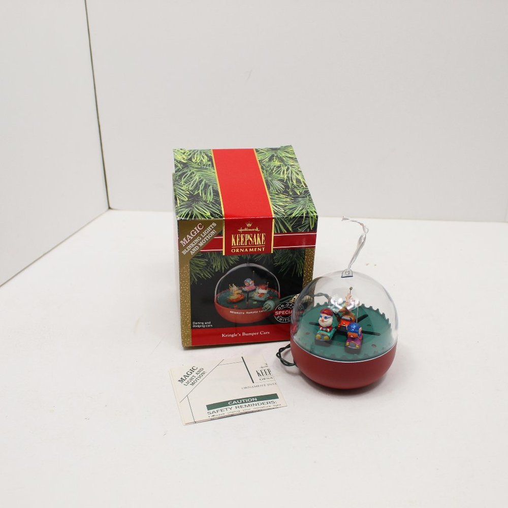 Hallmark Keepsake Ornament 1991 Kringle Bumper Cars